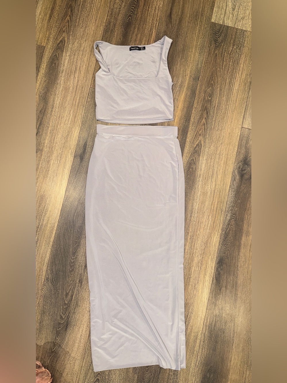 Boohoo Two-Piece Maxi Skirt Set